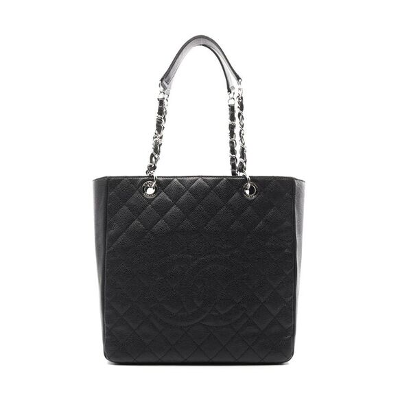 Chanel Matelasse Leather Tote Bag Black - Picture 1 of 6